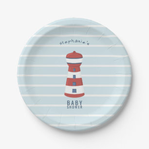 Nautical Baby Boy Baby shower Papieren Bordje