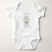 Nautical Baby Boy Baby shower Romper (Voorkant)