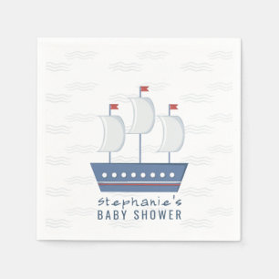 Nautical Baby Boy Baby shower Servet
