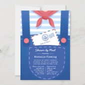 Nautical Baby Boy Shower by Mail Magnetische Uitnodiging (Voorkant)
