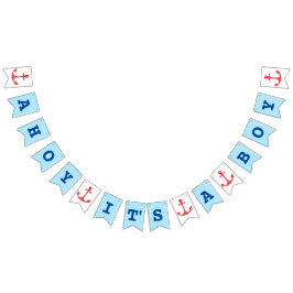 Nautical Baby Bunting Vlaggetjes