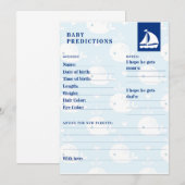 Nautical Baby Prediction Kaart (Voorkant / Achterkant)