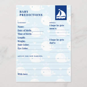 Nautical Baby Prediction Kaart