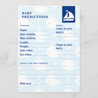 Nautical Baby Prediction Kaart