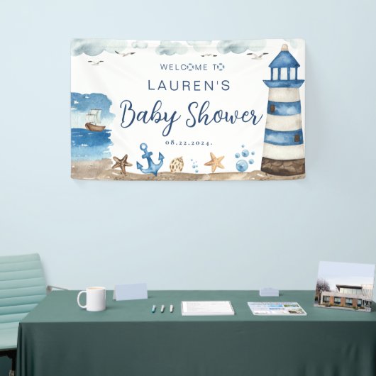 Nautical Baby shower Banner (Beurs)