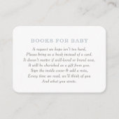 Nautical Baby shower Books for Baby Request Informatiekaartje (Voorkant)
