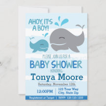 Nautical Baby shower Invitation