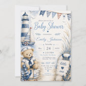 Nautical Baby Shower Kaart (Voorkant)