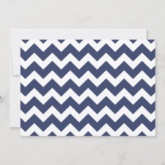 Nautical Baby shower nodigt uit. Navy blauw en roo Kaart (Achterkant)