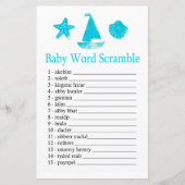Nautical Baby word scramble game (Voorkant)