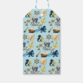 Nautical Bachelor Party Cadeaulabel (Voorkant)