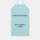  Nautical Bachelor Party Cadeaulabel (Achterkant)