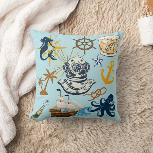  Nautical Bachelor Party Kussen (Deken)
