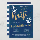Nautical Bachelorette Party nodigt uit Kaart (Voorkant / Achterkant)