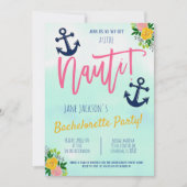 Nautical Bachelorette Party nodigt uit Kaart (Voorkant)