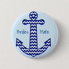 Nautical Bachelorette Party Pin Ronde Button 5,7 Cm