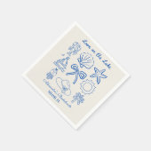 Nautical Bachelorette Weekend Servet (Hoek)