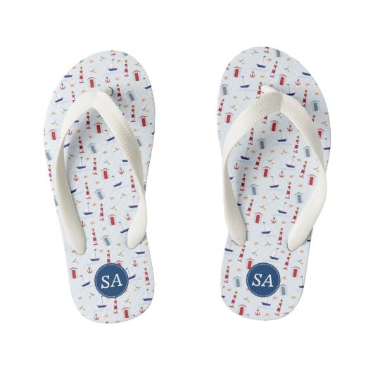 Nautical Back to School & Dorm Essentials Kinder Teenslippers (Voetbed)