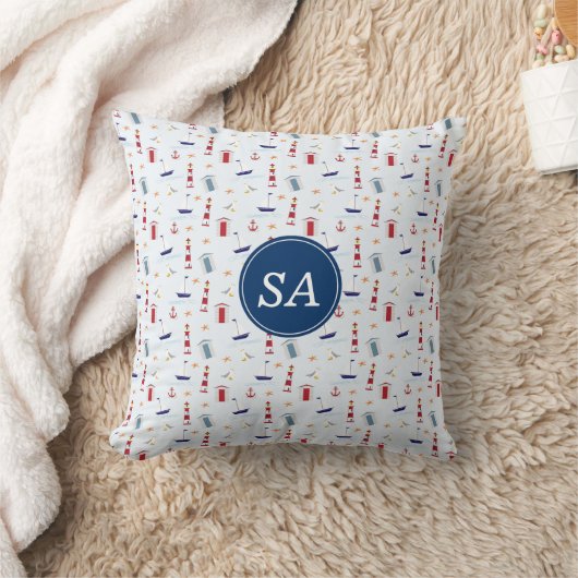 Nautical Back to School Dorm Essentials Kussen (Deken)