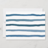 Nautical Baptism 1st Birthday Hispanic Bautismo Kaart (Achterkant)