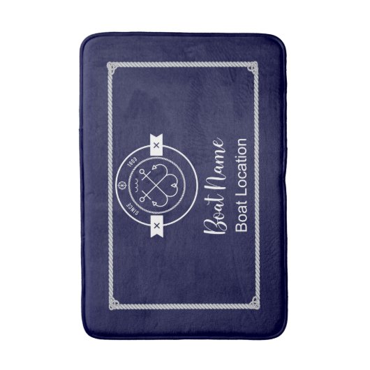 Nautical Bath Mat (Voorkant Verticaal)