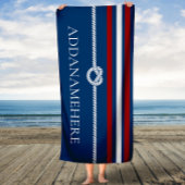 Nautical Bath Towel Badhanddoek