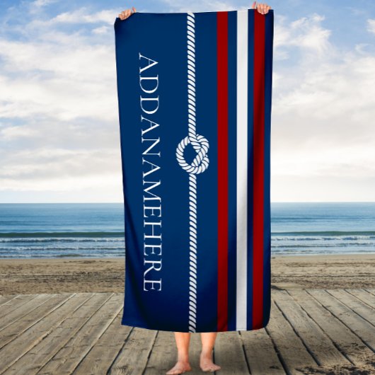 Nautical Bath Towel Badhanddoek