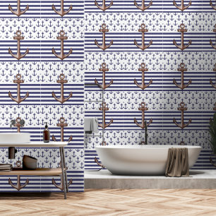 Nautical Bathroom Behang