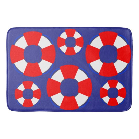 Nautical Bathroom Mat (Voorkant)