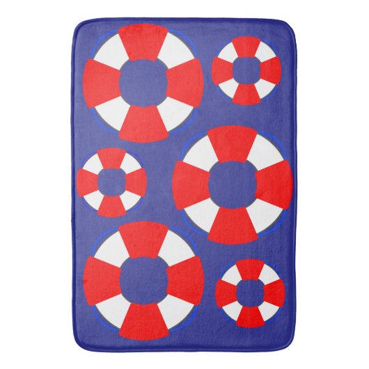 Nautical Bathroom Mat (Voorkant Verticaal)