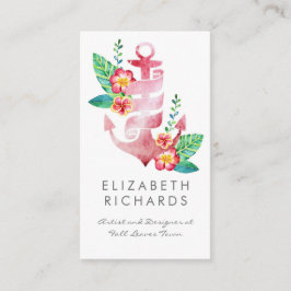 Nautical Beach Anker Kust Cruise Yacht Party Visitekaartje