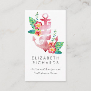 Nautical Beach Anker Kust Cruise Yacht Party Visitekaartje