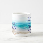 Nautical Beach Coffee Mok Gift/Ocean Advice (Center)