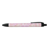 Nautical Beach Collage Hot Pink ID840 Blauwe Inkt Pen (Bovenkant)