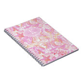 Nautical Beach Collage Hot Pink ID840 Notitieboek (Rechterzijde)