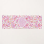 Nautical Beach Collage Hot Pink ID840 Yogamat (Voorkant (horizontaal))