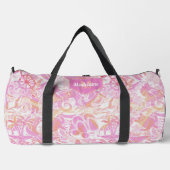 Nautical Beach Collage Hot Roze ID840 Plunjezak (Voorkant)