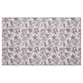 Nautical Beach Collage Mauve ID840 Stof (Fat Quarter)