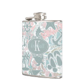 Nautical Beach Collage Sage ID840 Heupfles (Links)