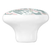 Nautical Beach Collage Sage ID840 Keramische Knop (Zijkant)