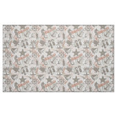 Nautical Beach Collage Taupe ID840 Stof (Fat Quarter)