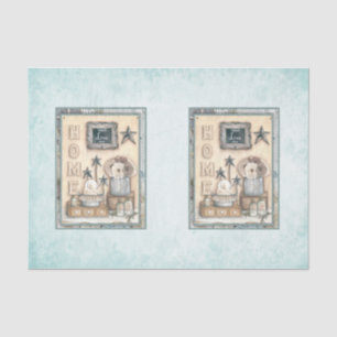 Nautical Beach Design Serie 15 Tissuepapier