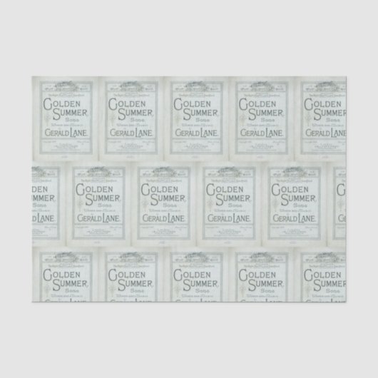 Nautical Beach Design Serie 16 Tissuepapier (Voorkant)