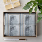 Nautical Beach Design Serie 19 Tissuepapier (Geschenk)