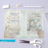 Nautical Beach Design Serie 1 Tissuepapier (Craft)