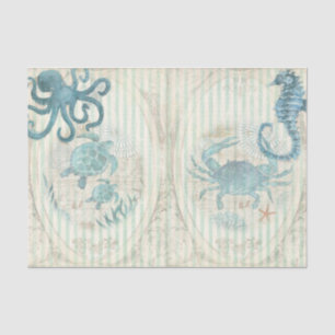 Nautical Beach Design Serie 2 Tissuepapier
