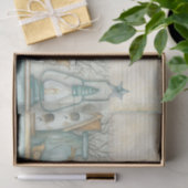 Nautical Beach Design Serie 3 Tissuepapier (Geschenk)