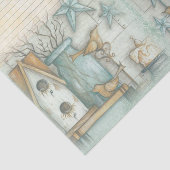 Nautical Beach Design Serie 3 Tissuepapier (Detail)