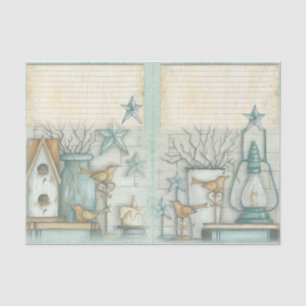Nautical Beach Design Serie 3 Tissuepapier