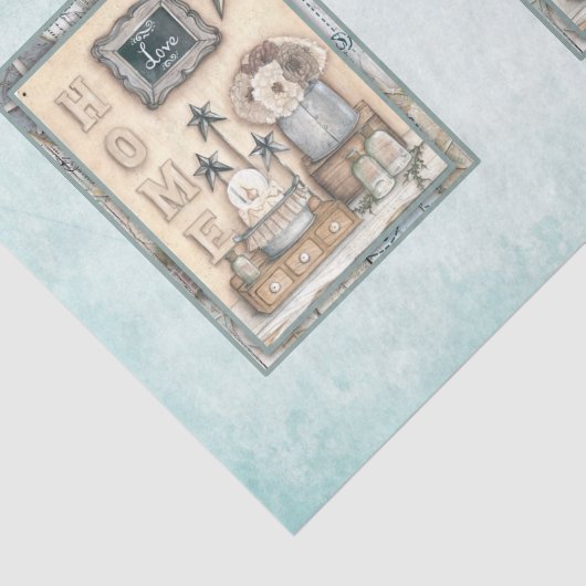 Nautical Beach Design Series 15 Tissuepapier (Detail)